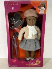 Our Generation Diandrea 18" Posable Film Director Doll **Brand New, In Box**