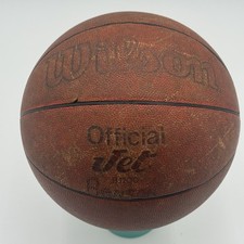 Vintage Wilson Offical Jet B1200 Last Bilt Basketball Leather Poor Condition