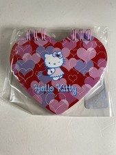 Sanrio Hello Kitty Heart Spiral Notebook 2003 50 Sheets Rare New Valentine