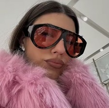 Luxury Brand Women Celebrity Fashion Designer Sunglasses T Style red