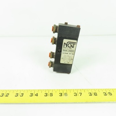 NGT D4AS00 Pneumatic Dual Check Valve 120 PSI MAX 1/4'' NPTF