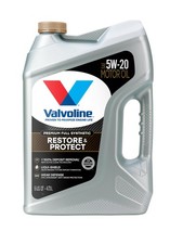 Full Synthetic 5W20 Motor Oil Restore and Protect System 5 Quart 39.99 per gallon