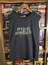 Vintage 80s Pink Floyd World Tour 1987 Band Rock Single Stitched T-shirt