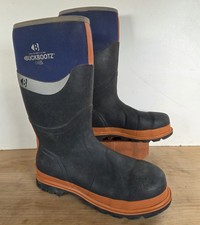 Buckler Buckbootz BBZ6000BL Blue S5 Work Safety Wellington Boots UK 12 EU 46