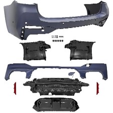Hecksto�stange BMW 5er G31 Touring Facelift Motorsport CS-Optik PDC 2020-2023