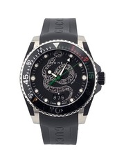 Gucci Dive YA136323 Men's Quartz Snake Dial Watch - Retail Price $1390