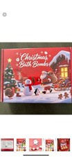 New in box- 12-Pack Christmas Bath Bombs Individually Wrapped, lavender scented
