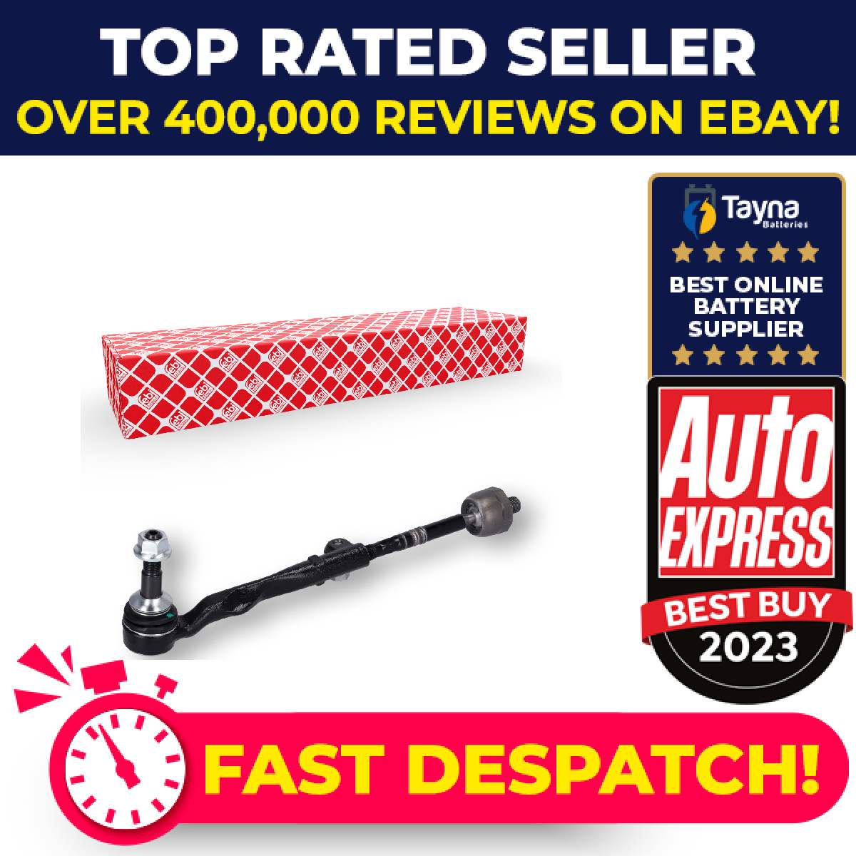Steering Rod Assembly fits BMW 520D G30, G31 2.0D Left 2016 on 32106868688 Febi