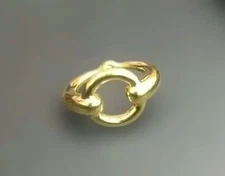Hermes Gold Scarf Ring Reuse Shop Used Jewelry