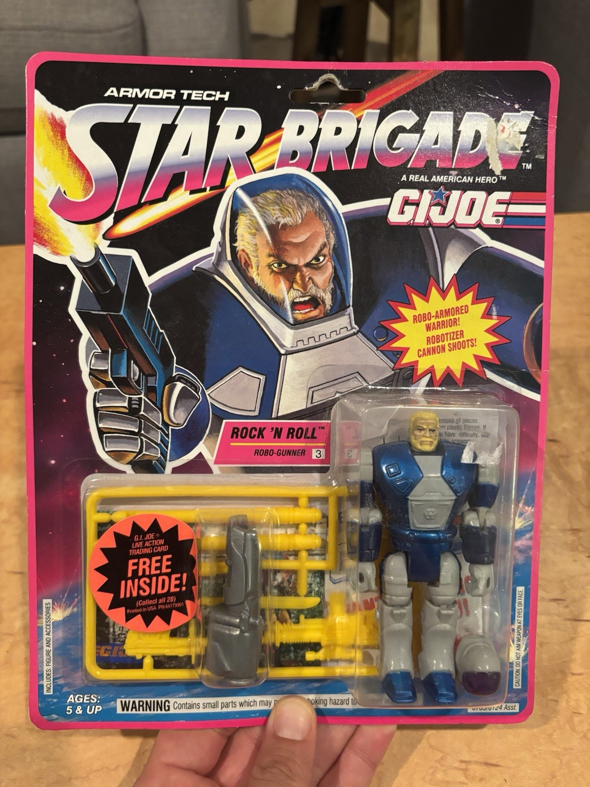 G.I.Joe Star Brigade ROCK 'N ROLL Action Figure New/Sealed Vintage 1993 Hasbro