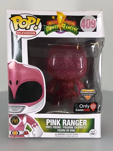 Funko POP! Pink Ranger Teleporting #409 DAMAGED BOX SEE PICS
