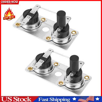 2Pcs RV Water Heater Switch for Suburban 232306, Thermostat 120V T-Stat Wter Par