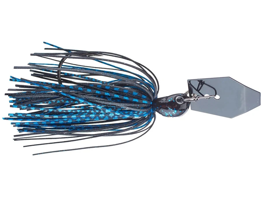 Z-man Evergreen 3/8 Ounce Jack Hammer Chatterbait (Black Blue) - Image 1