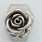 STUNNING .925 Vintage Sterling Silver Estate Hollow Ring Size 8.25