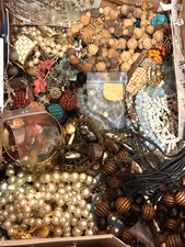 Estate New Jewelry Lot 13 LBS Vintage Modern Reseller Grab Bag Necklaces Rings