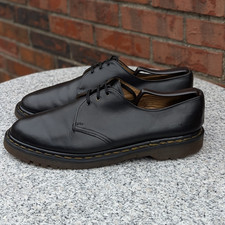Vintage Dr. Martens 1461 MIE Black Commando Lug Sole Oxford US 11.5-12