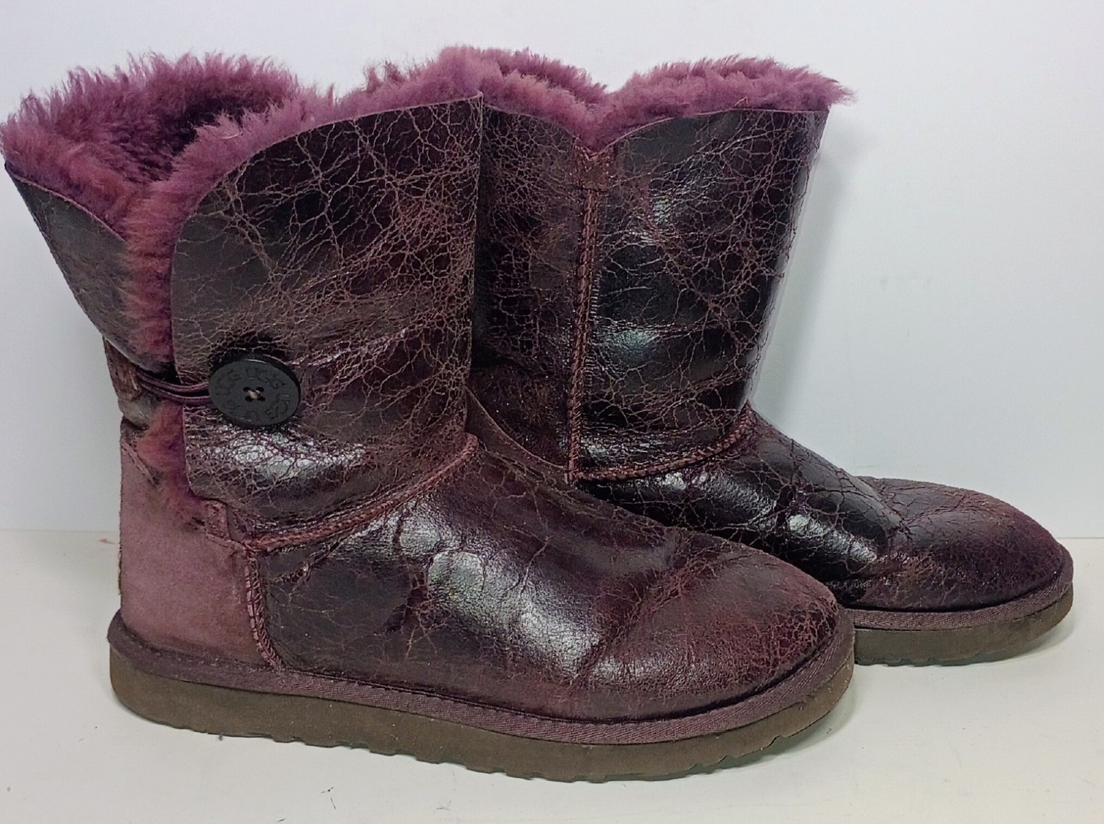 Uggs Krinkle Bailey Ankle Shearling Furlined Boot… - image 1
