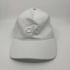 ALO Embroidered Unisex Adjustable Mesh Casual Sports Baseball Cap Hat White