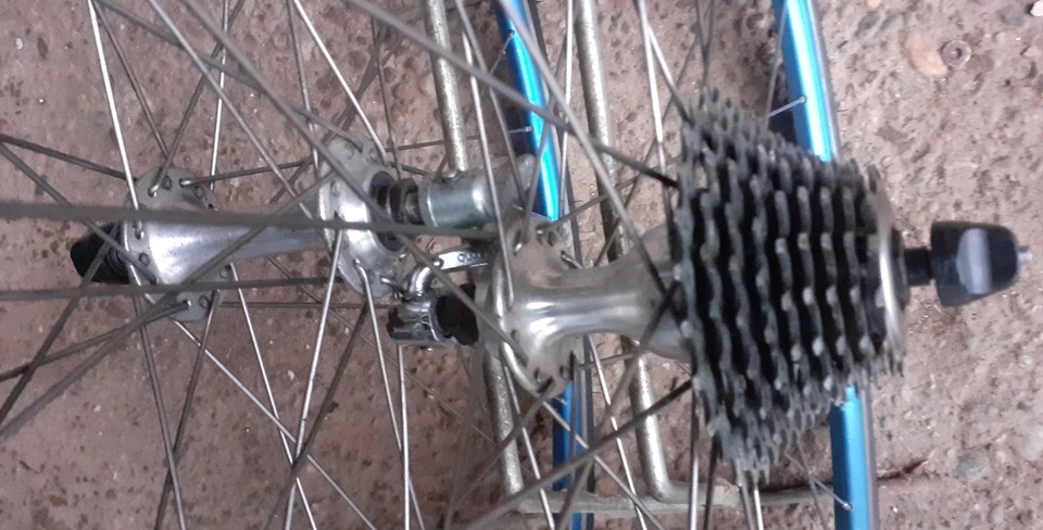 Coppia ruote 28" bici corsa copertoncino, cerchi MAVIC CX P21 mozzi CAMPAGNOLO - Immagine 4 di 4