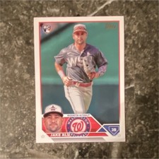 Topps Jake Alu Washington Nationals 2023 Update Series Rookie Base #US25 Card