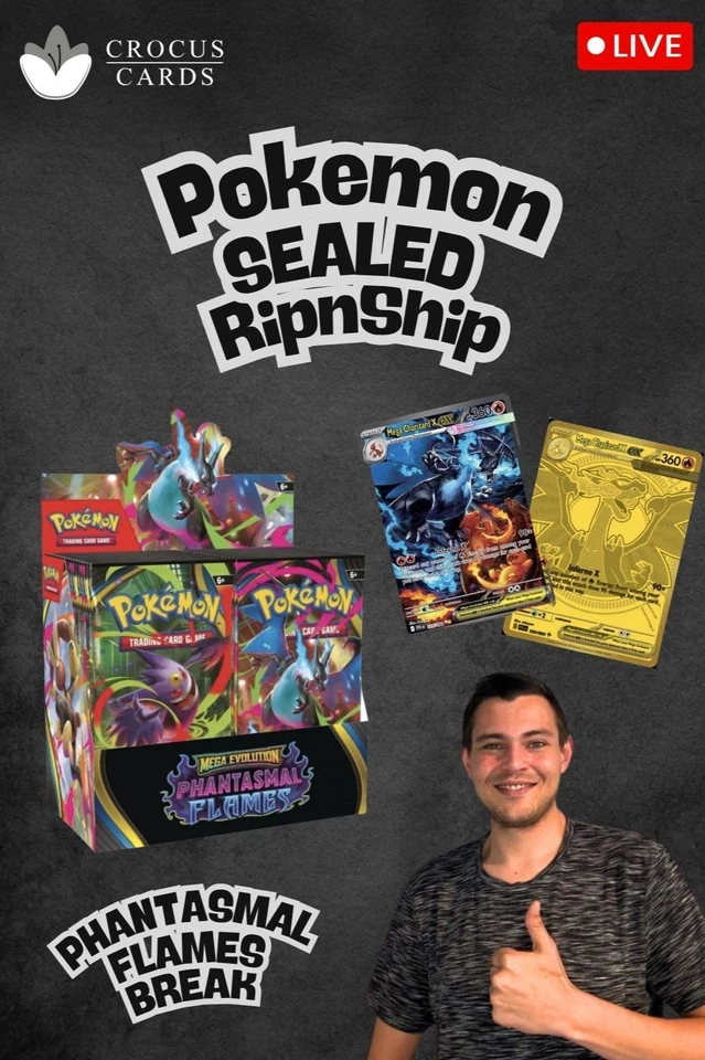 Pokemon Phantasmal Flames Display + SEALED  - Rip´n´Ship