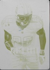 2013 Prestige Printing Plates Yellow #159 Jared Cook /1 - FB
