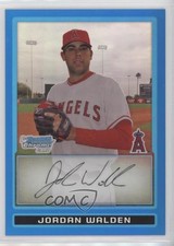 2009 Bowman Chrome Prospects Blue Refractor 129/150 Jordan Walden #BCP18 sh7