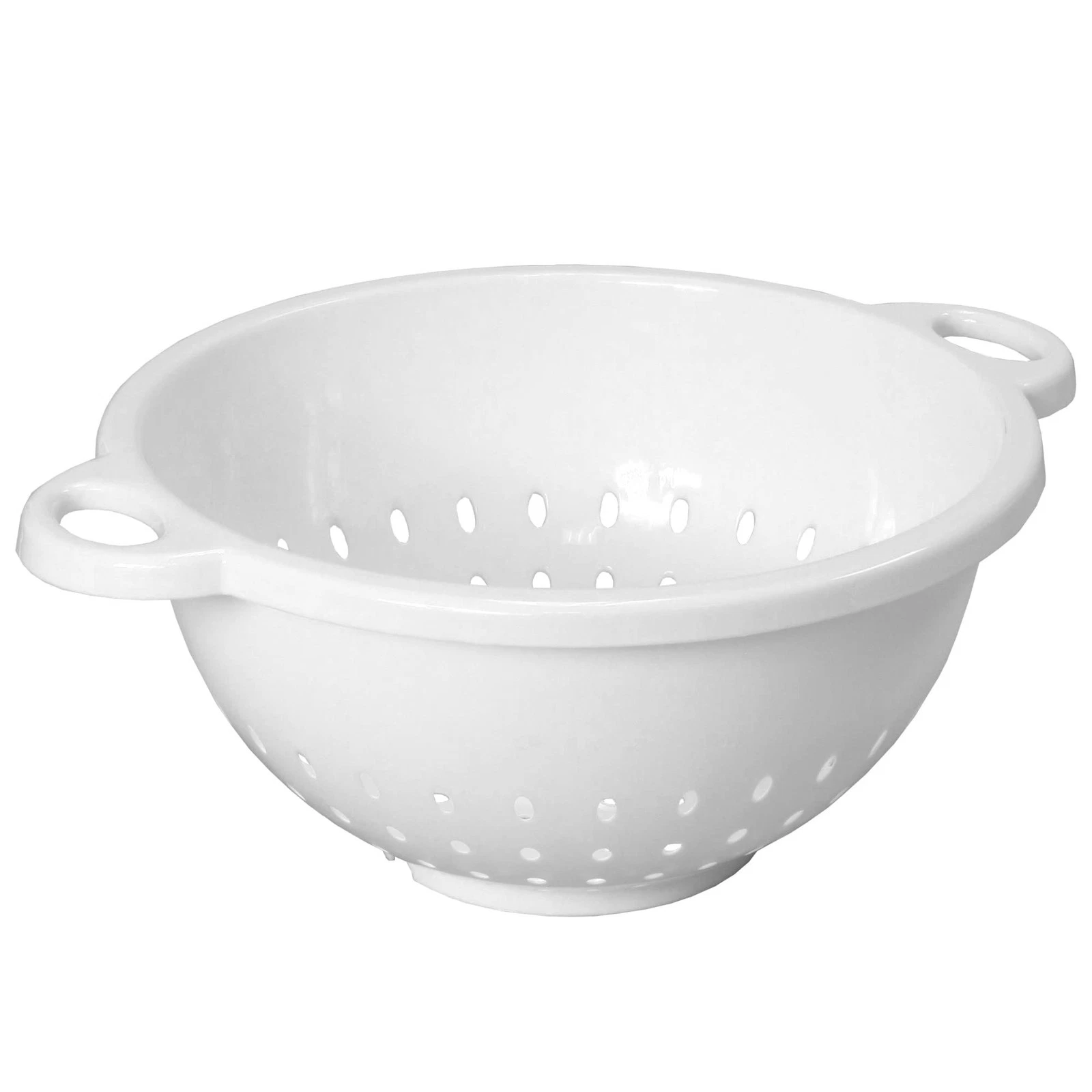 Bpa Free 5 Quart White Colander Kitchen Strainer 11X5 Inch Dishwasher Safe