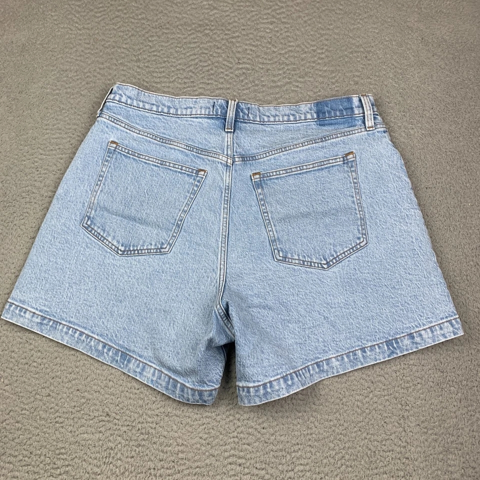 Pantalones Cortos Abercrombie Fitch Mujer 33/16 Denim The Dad High Rise Curve Love 5" Foto 2 de 4