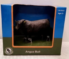Big Country Toys Angus Bull, 1:20 Scale # 401 Black, New In Box, (111)
