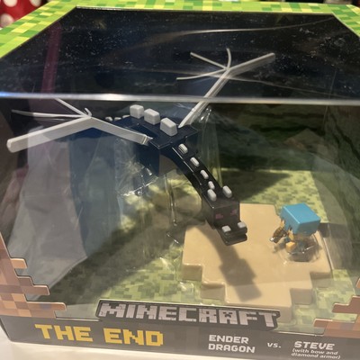 Minecraft Mojang First Edition Ender Dragon Vs Steve 2013 New In Package