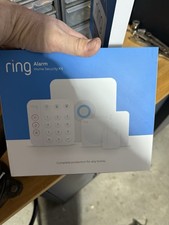 Ring Wireless Security Alarm Kit, White, 8-Piece  New in Box Never Opened