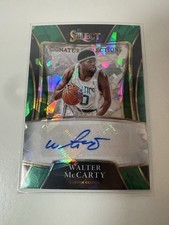 Boston Celtics 2021-22 Select Walter McCarty  Green Signature Selections Auto