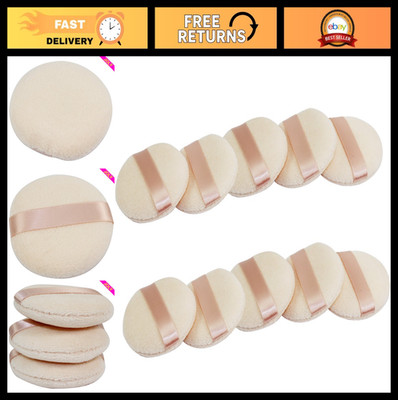 Makeup Powder Puff Set - 10 Soft Blending Sponges for Face Makeup Application