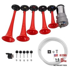 Dixie Horns Car Horn Multi-frequency Sound 12v 150db Five-tube Air Dixland