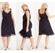 Madewell Ruffle-Strap Wrap Dress Confetti Floral 14 Boho Summer Feminine