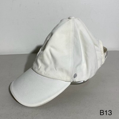 Lululemon Hat Cap Hook & Loop One Size White Sweat Band Baseball Classic Mens