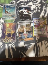 Rare Pokémon Cards Grouped For Sale English Cool To Look At Very Valuable.