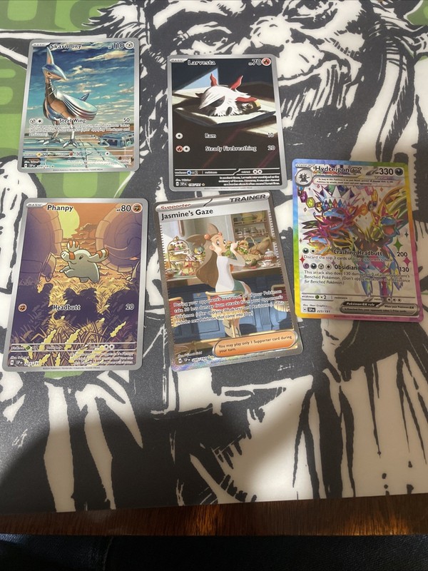 Rare Pokémon Cards Grouped For Sale English Cool To Look At Very Valuable.