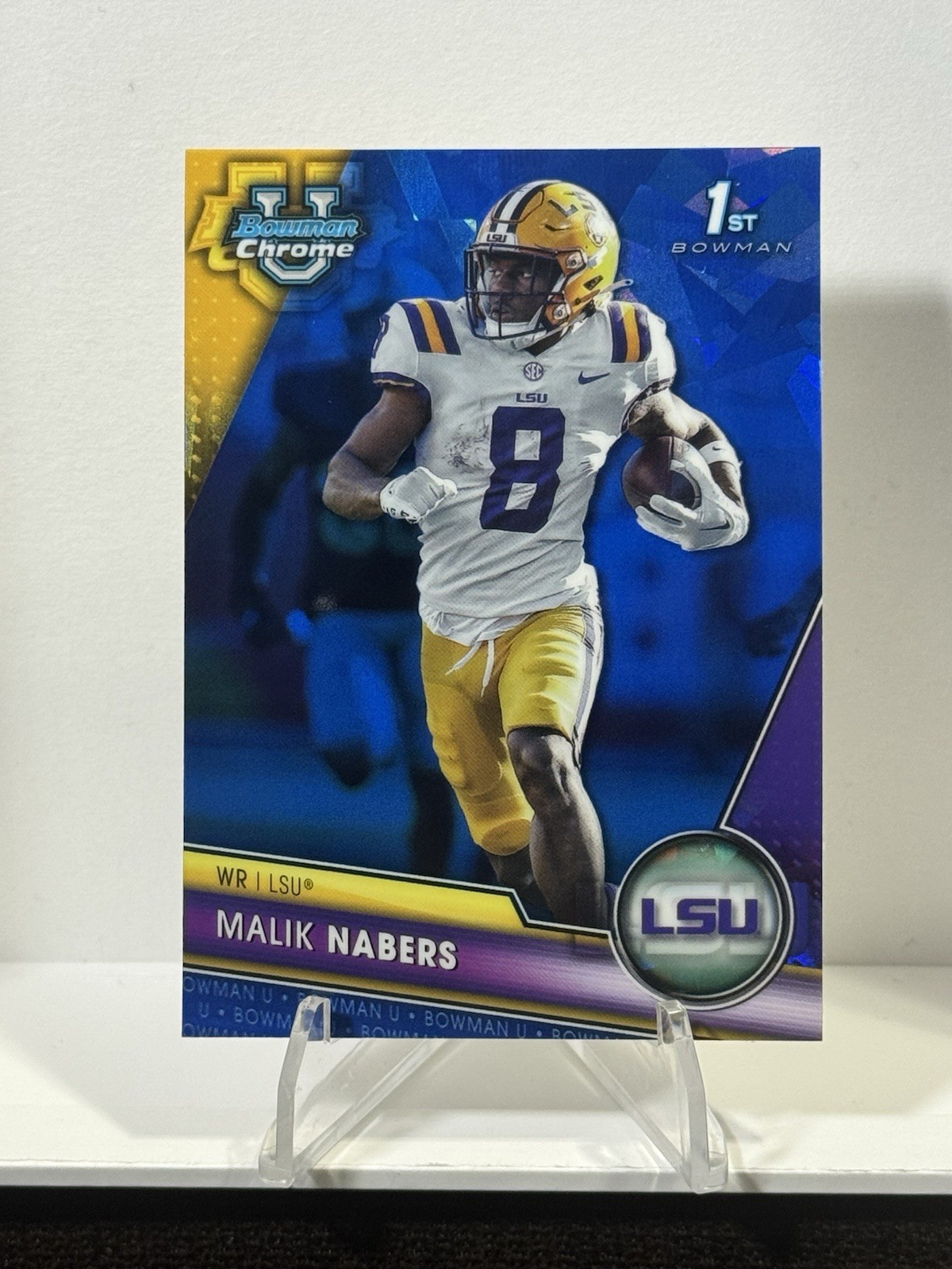 2023 Bowman University Chrome Sapphire Edition - Malik Nabers #74 (RC)