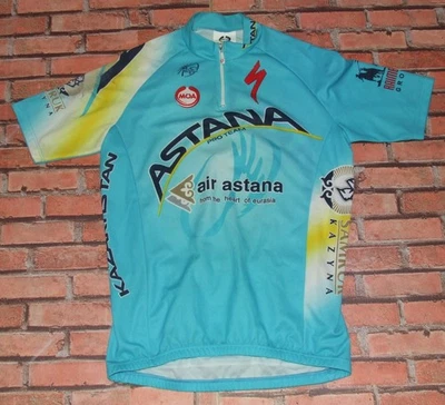ASTANA MOA MAGLIA SHIRT MAILLOT BICI CICLISMO CYCLISM (950) tg. L - Photo 1/2