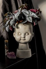Killstar Dolls Head Vase One Size White Women New Goth Alternative