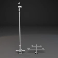 1966 Ideal BATMAN Justice League of America REPRODUCTION Periscope Weathervane