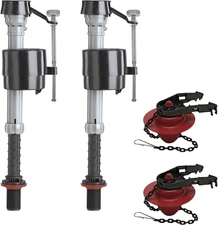 K-400A-5004 Universal Toilet Fill Valve and 2 In. Toilet Flapper Repair Kit