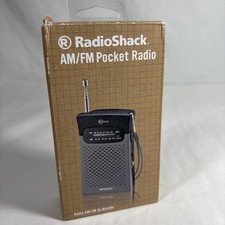 RadioShack AM/FM Pocket Radio 1200586 TESTED/WORKING