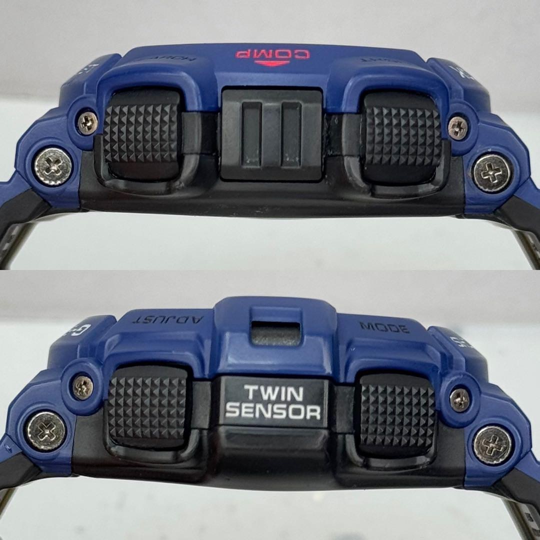 美品 G-SHOCK GW-9300NV 電波ソーラー ネイビー ブラック G-Shock GW-9300NV-2JF Navy Solar Master of G Military Style