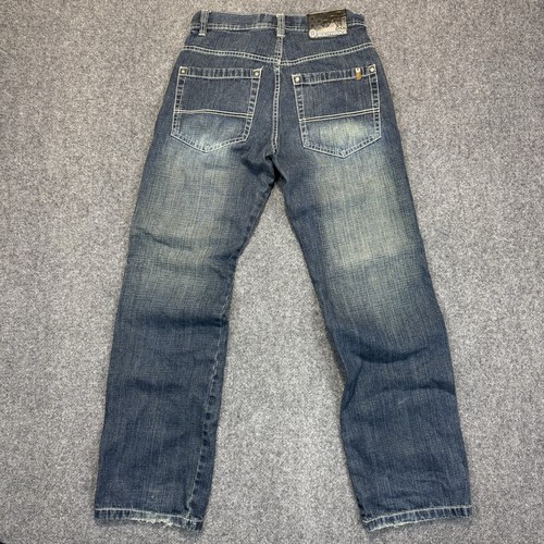 Southpole Jeans Size 30x33 Blue Dark Wash Denim 4180 Vintage Y2K Baggy - Picture 2 of 15