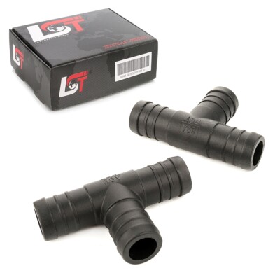 2x Schlauchverbinder T-Verbinder für Rohr und Schlauchverbindungen Ø 20 / 20 mm
