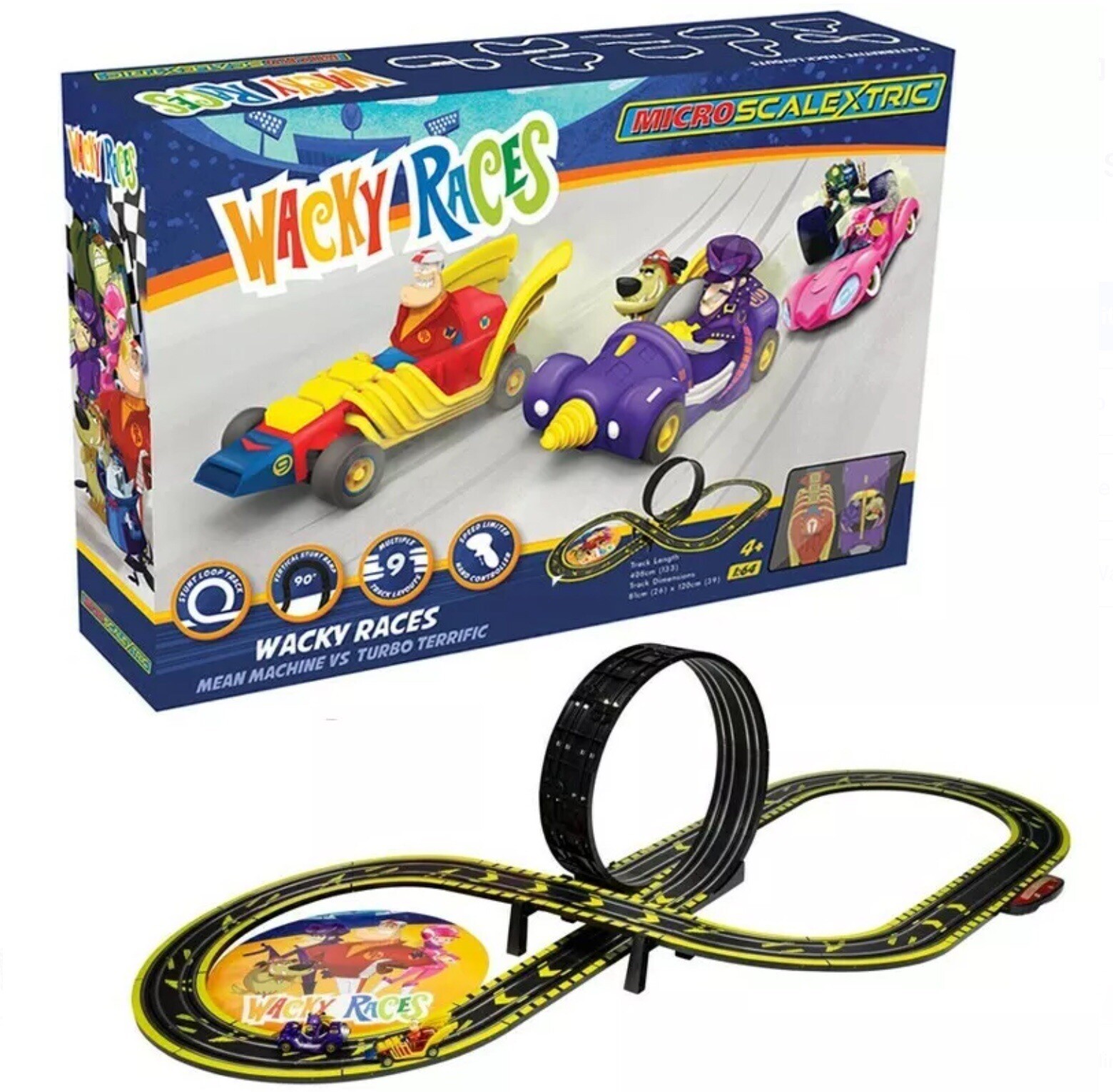 Micro Scalextric G1142 Wacky Races 