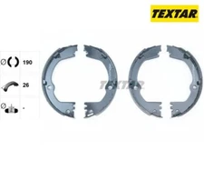 Brake shoe set, parking brake Textar 91082700 for Hyundai